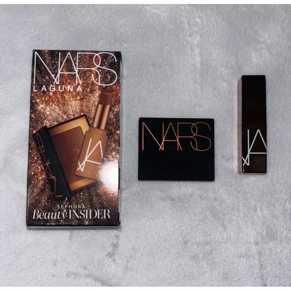 NARS Laguna Sephora Birthday Set‎ Mini Bronzing Powder + Afterglow Lip Balm